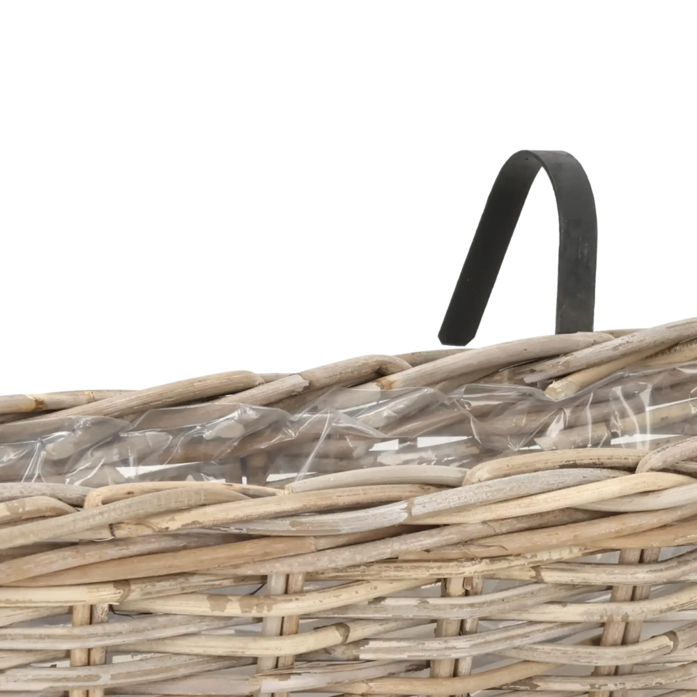 Closeup of the Balcony Rattan Basket 50.