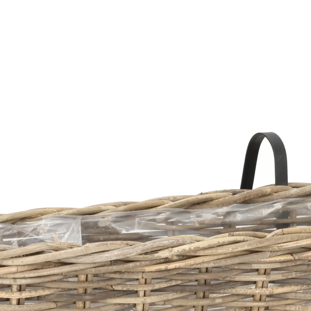 Closeup of the Balcony Rattan Basket 60.