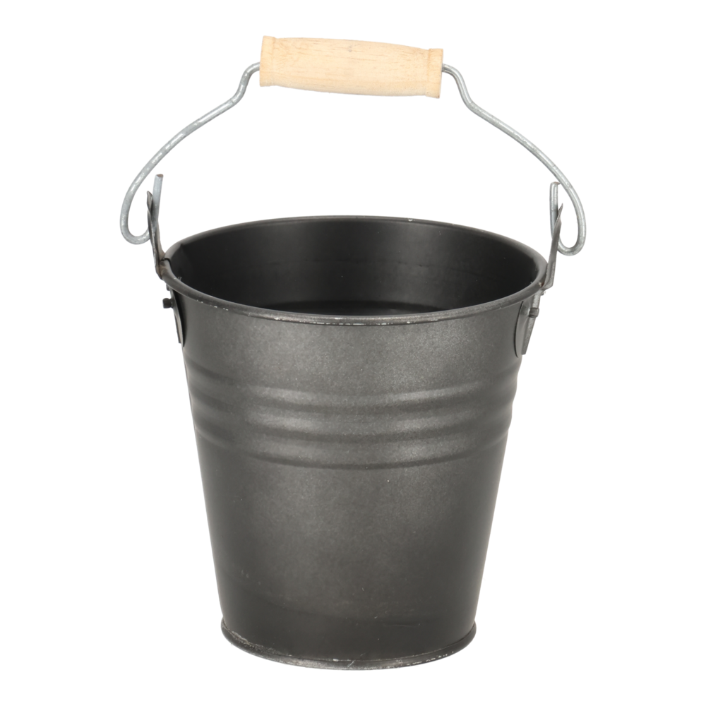 Zink Vintage Bucket Black 1L..