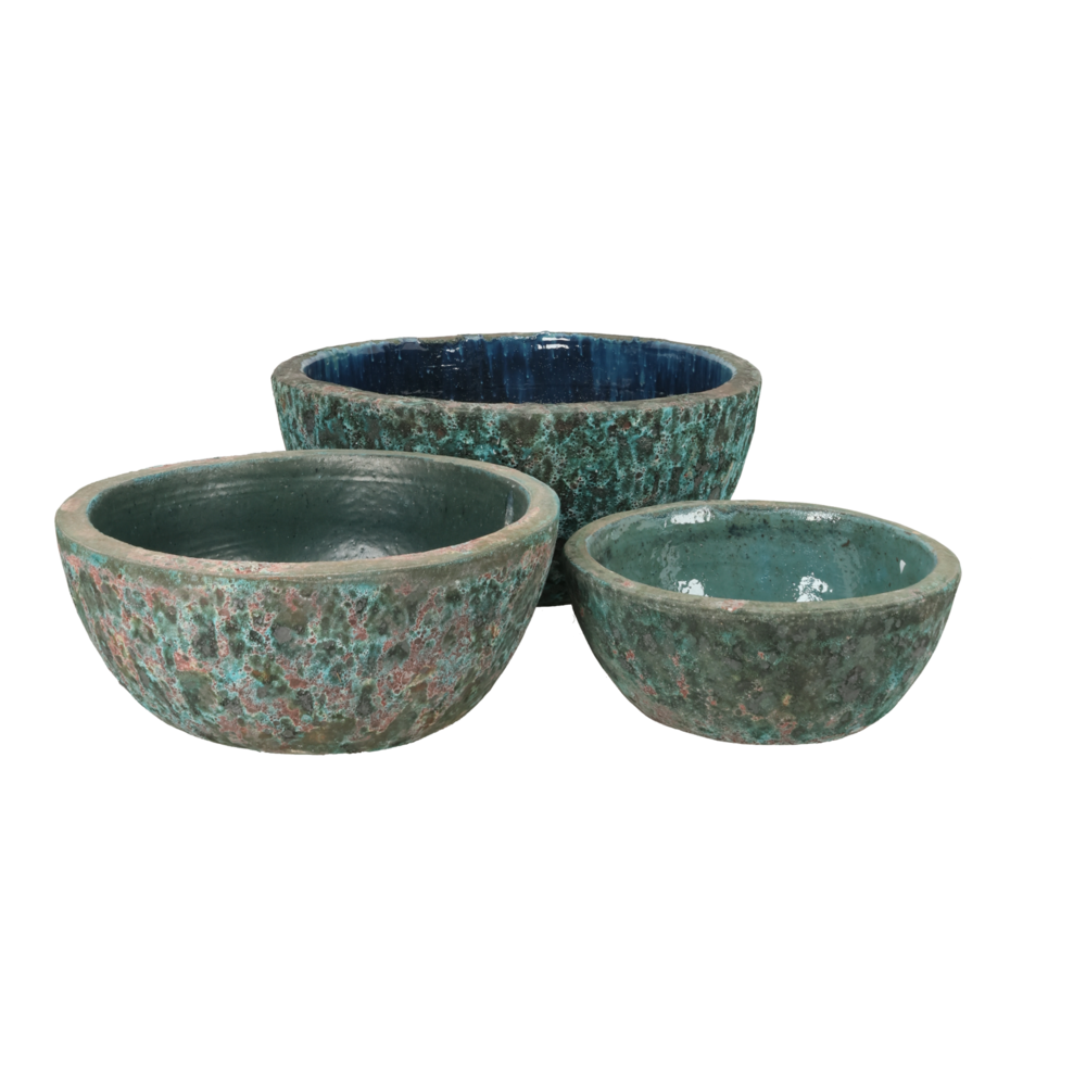 Bowl Lava Glazed inside.