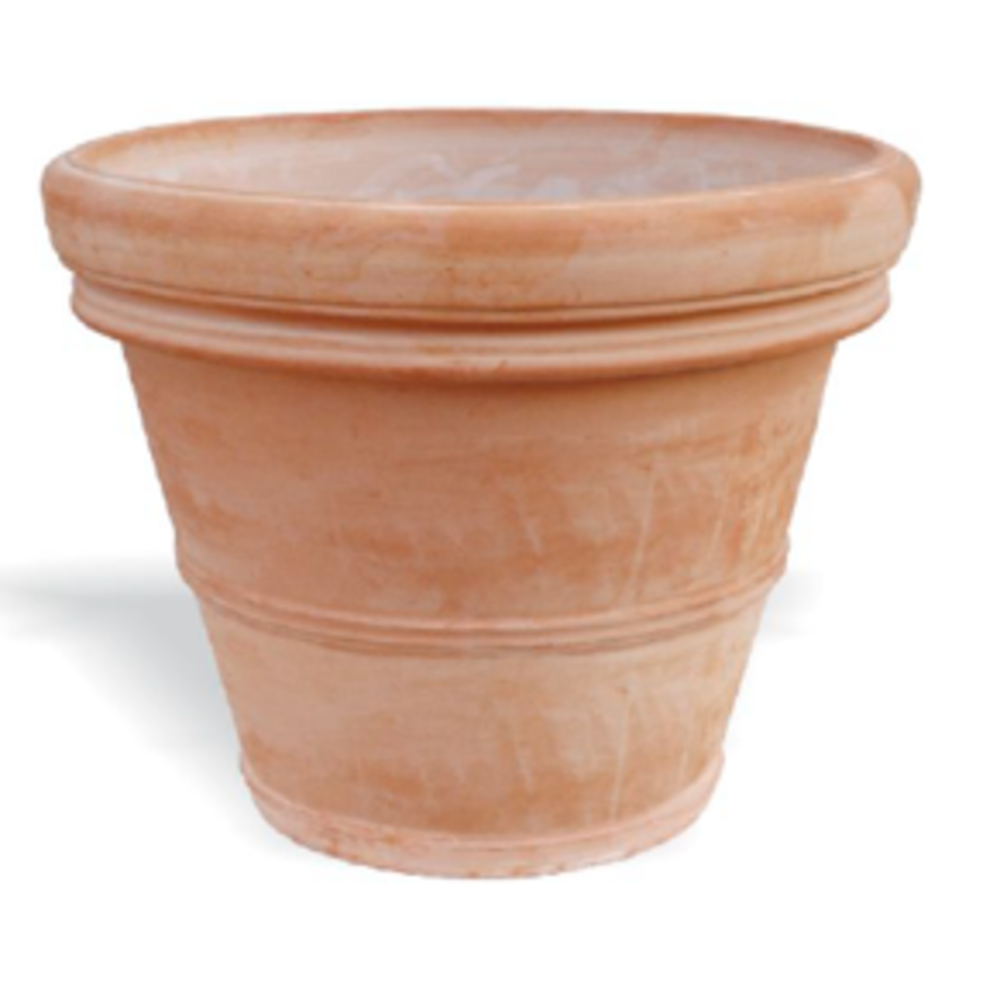 Doppio Bordo Terracotta Liscio Italy.