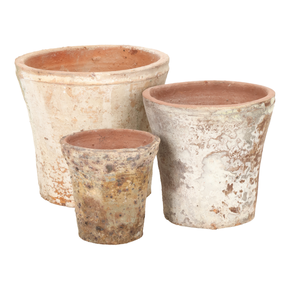 Antique Pot set brown Set 3.