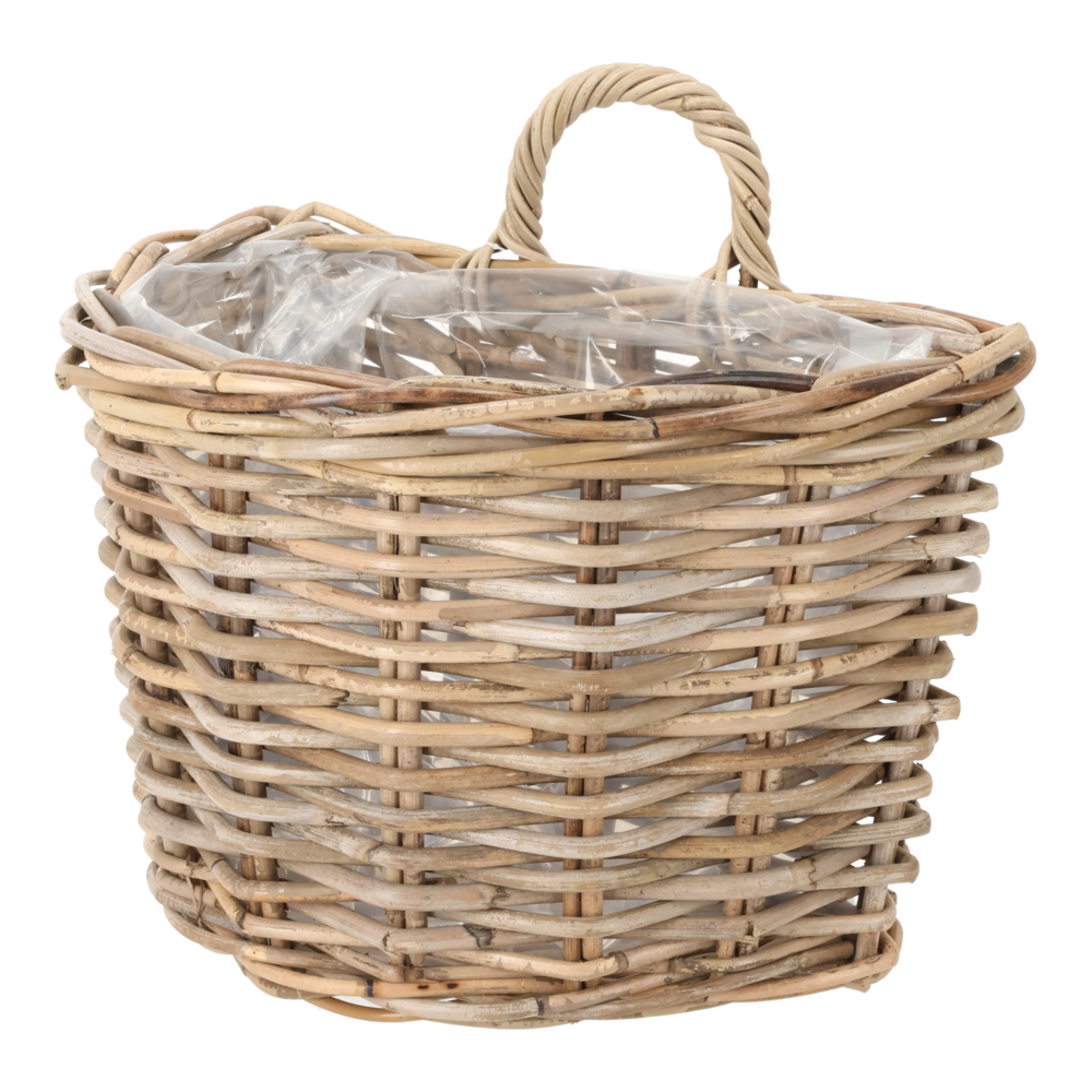 Wallbasket Rattan Basket w/handle 38.
