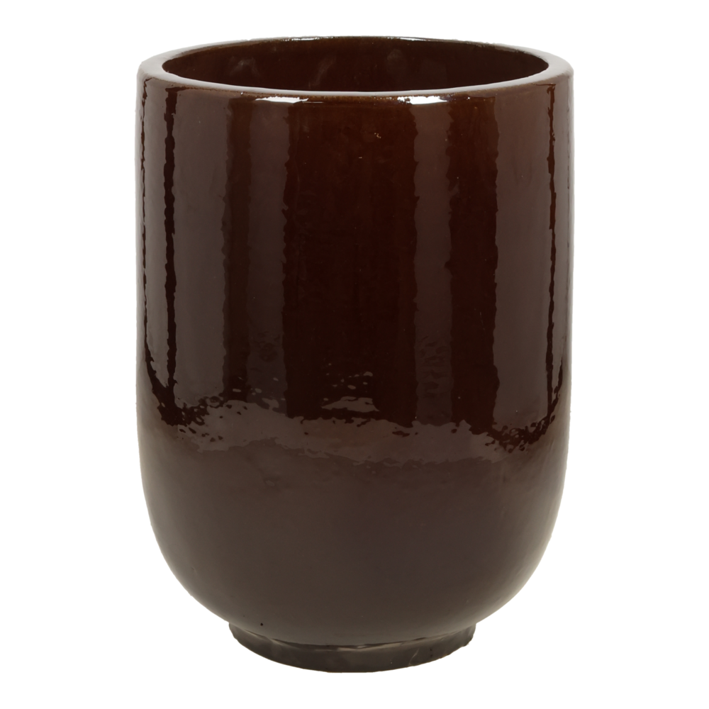 Seguro Ceramic Glazed Dark Brown.