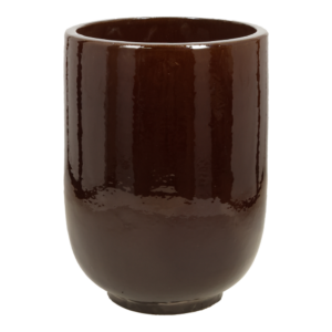 Seguro Ceramic Glazed Dark Brown.