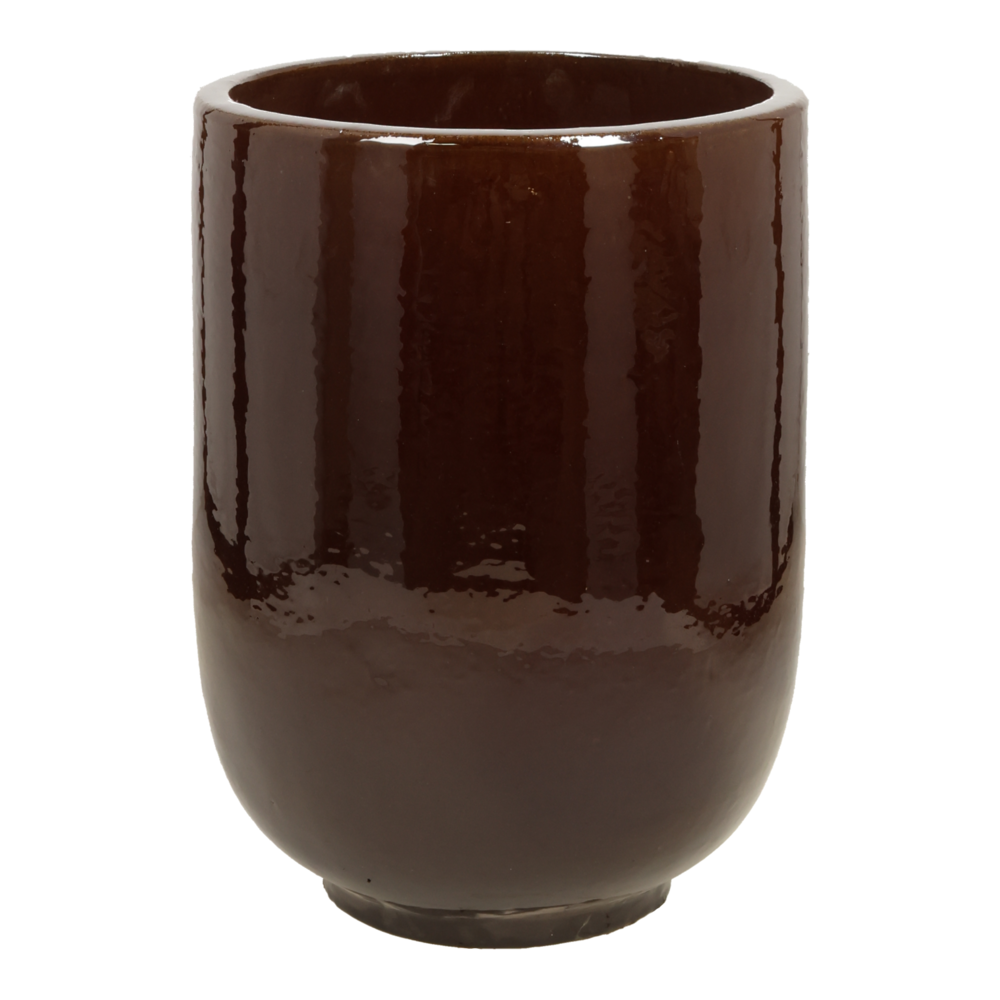 Seguro Ceramic Glazed Dark Brown.
