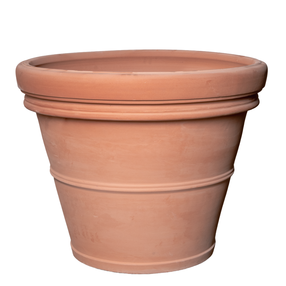Doppio Bordo Terracotta Liscio Italy.