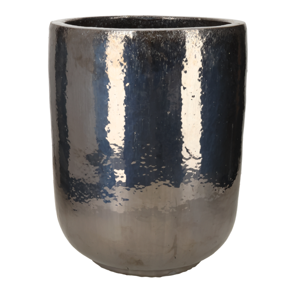 Seguro Ceramic Glazed Metallic Grey.