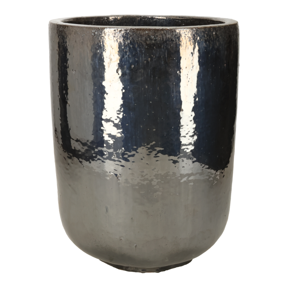 Seguro Ceramic Glazed Metallic Grey.