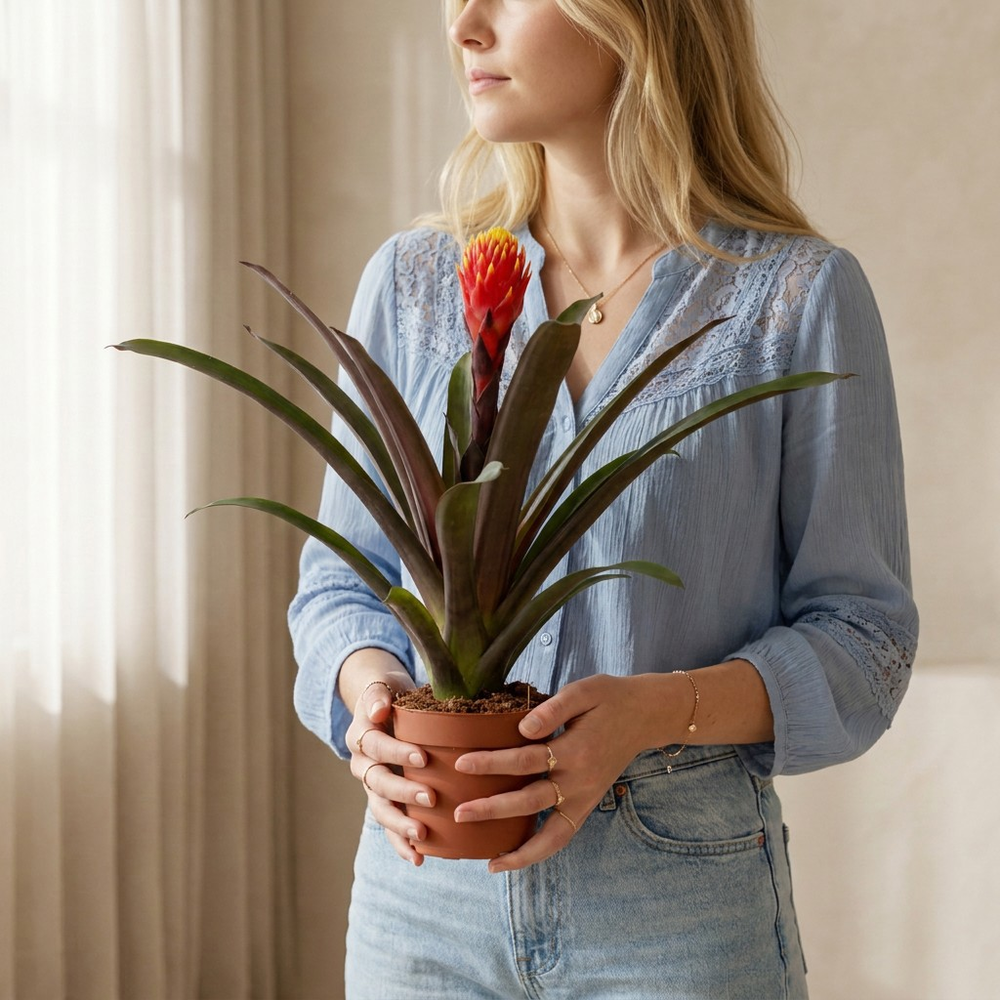 Guzmania Rockyflower Tala - 12 cm.