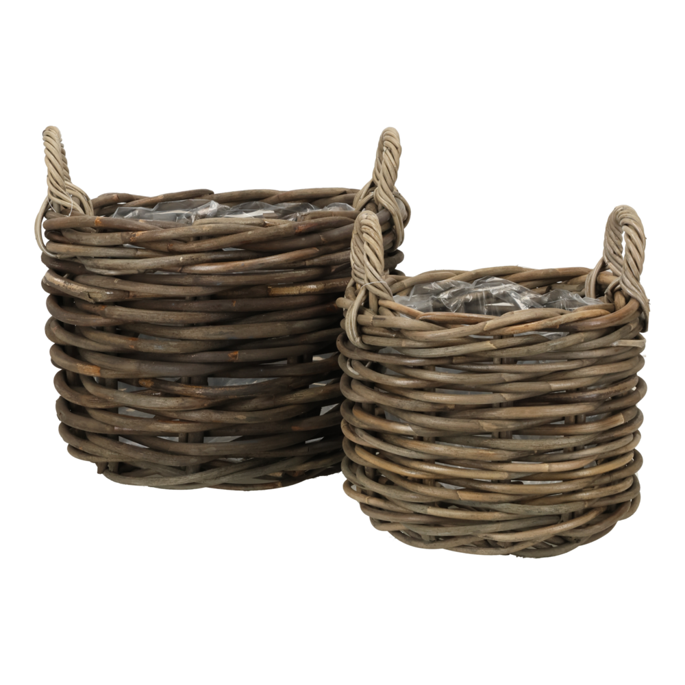 Cylinder Rattan Kubu Set 2.
