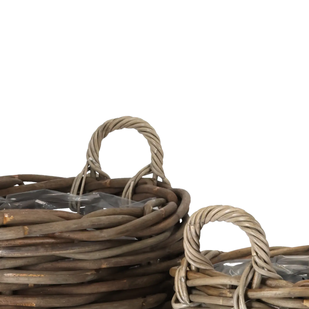 Cylinder Rattan Kubu Set 2.