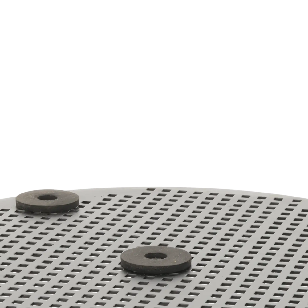 Hjulsæt / Coaster metal sort.