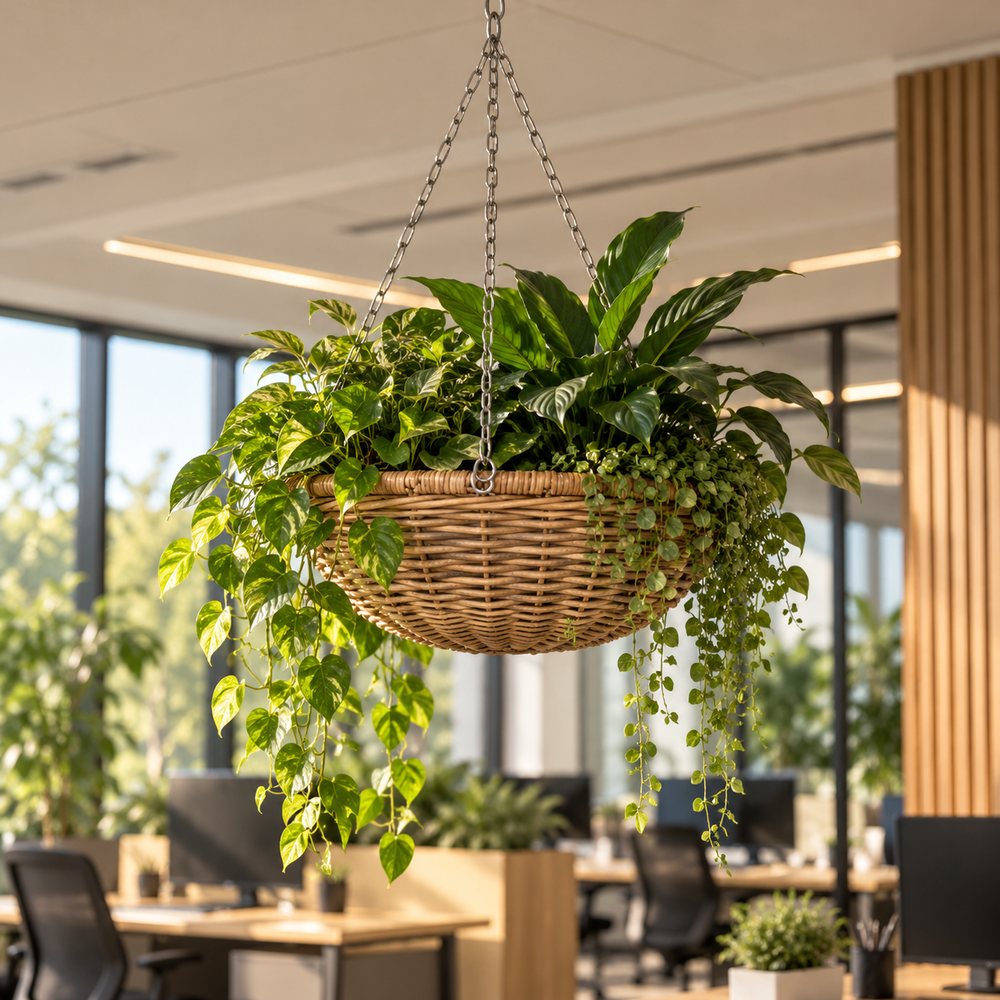 Hanging Rattan Basket 70.